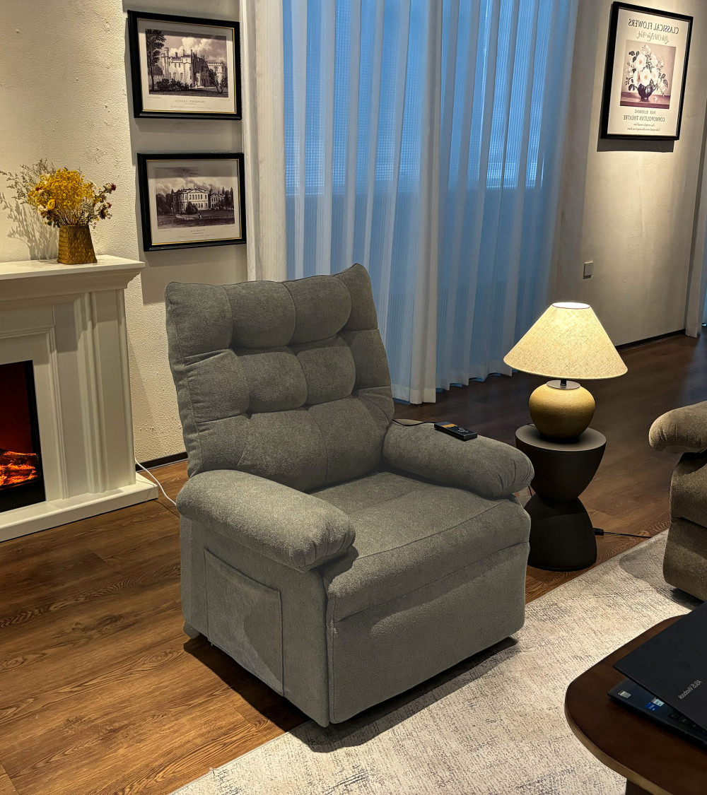 Sillón relax Majo – Confort con sistema elevador y ajuste independiente