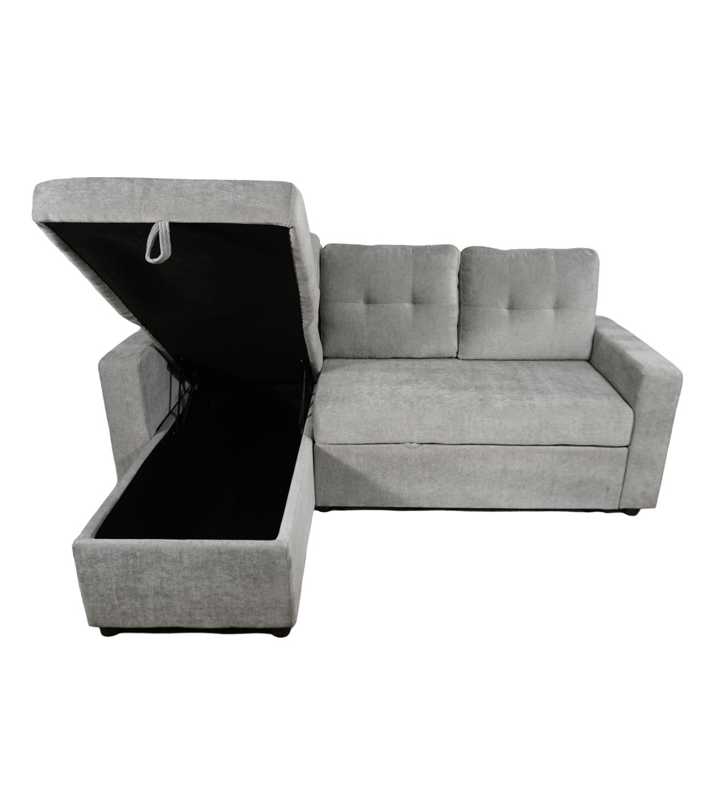 Sofá Chaise Longue Clony II – 3 plazas convertible en cama