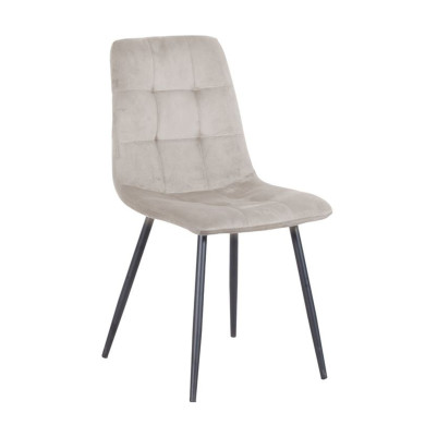Pack de 4 sillas de comedor de terciopelo ASTRID