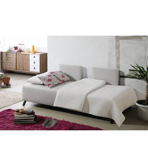 Sofá Cama infantil-juvenil con estampado de flamencos