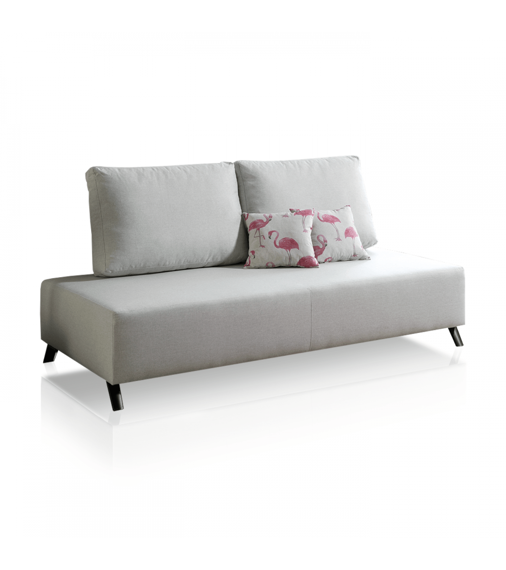 Sofá Cama infantil-juvenil con estampado de flamencos