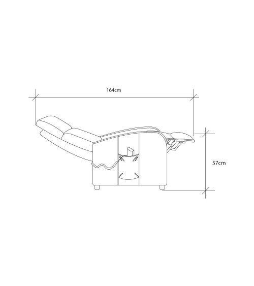 Sillón relax elevable y motorizado elegancia y comodidad - Sweetsofa