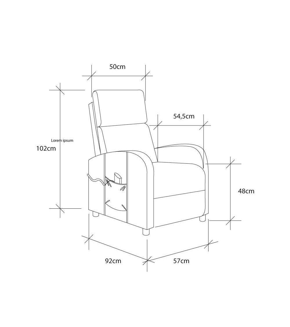 Sillón relax elevable y motorizado elegancia y comodidad - Sweetsofa