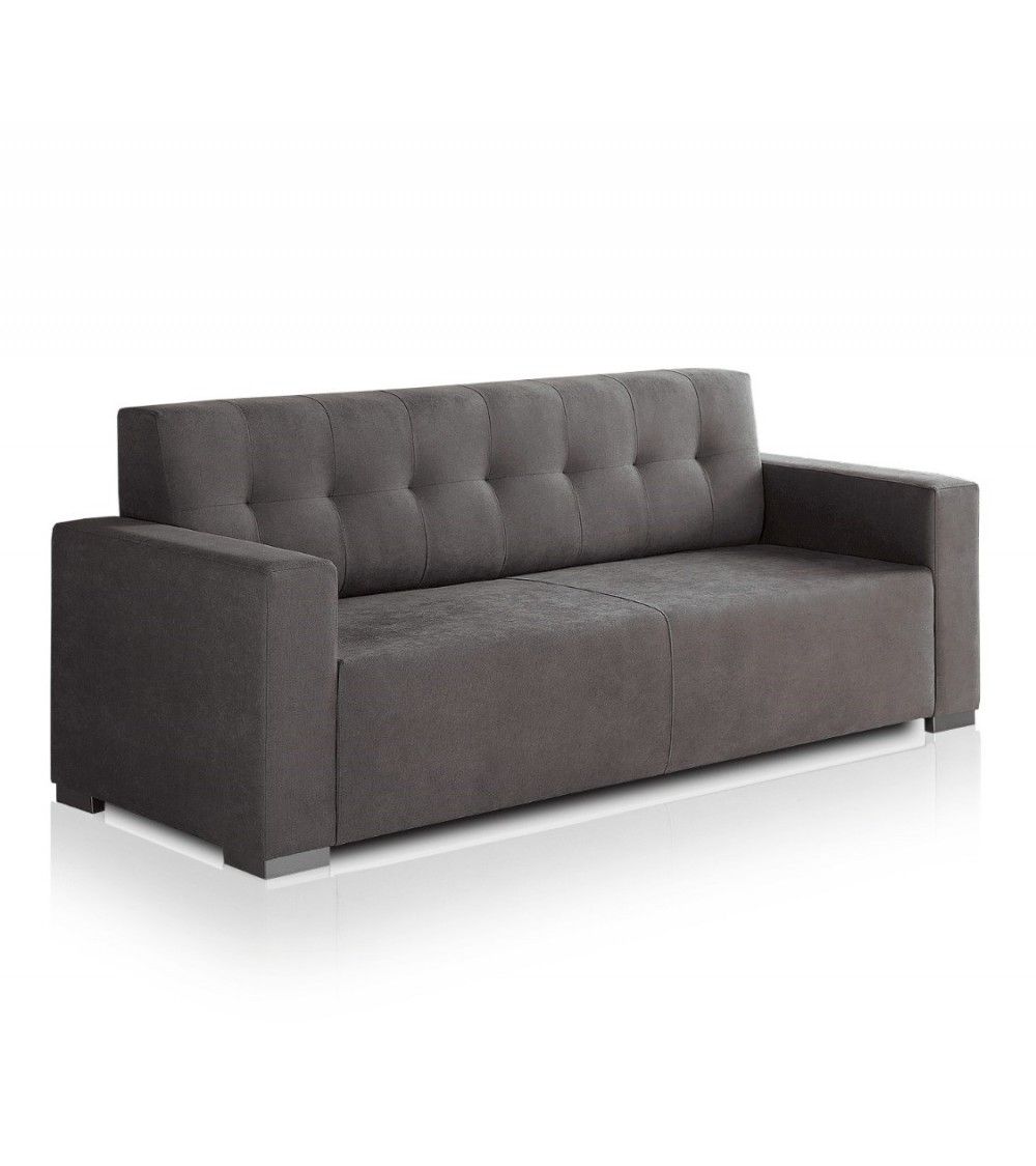 Sofá compacto de 3 plazas Capitoné