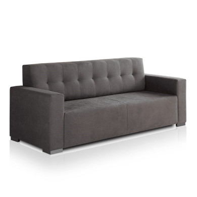 Sofá compacto de 3 plazas Capitoné