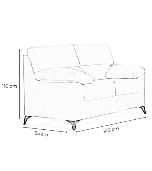 Sofá 2-3 plazas HILTON