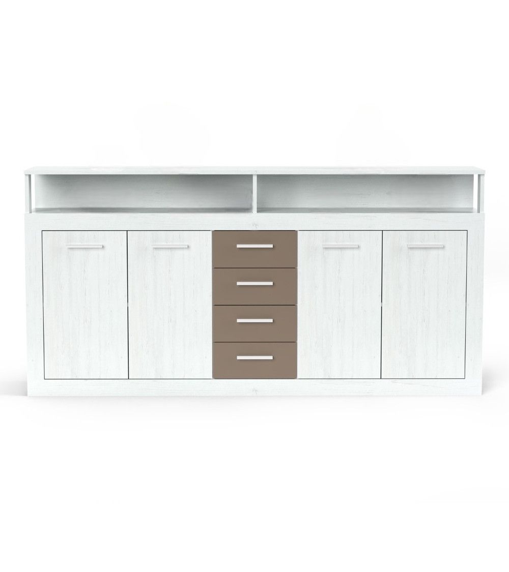 Mueble aparador LUANA 4 puertas 4 cajones