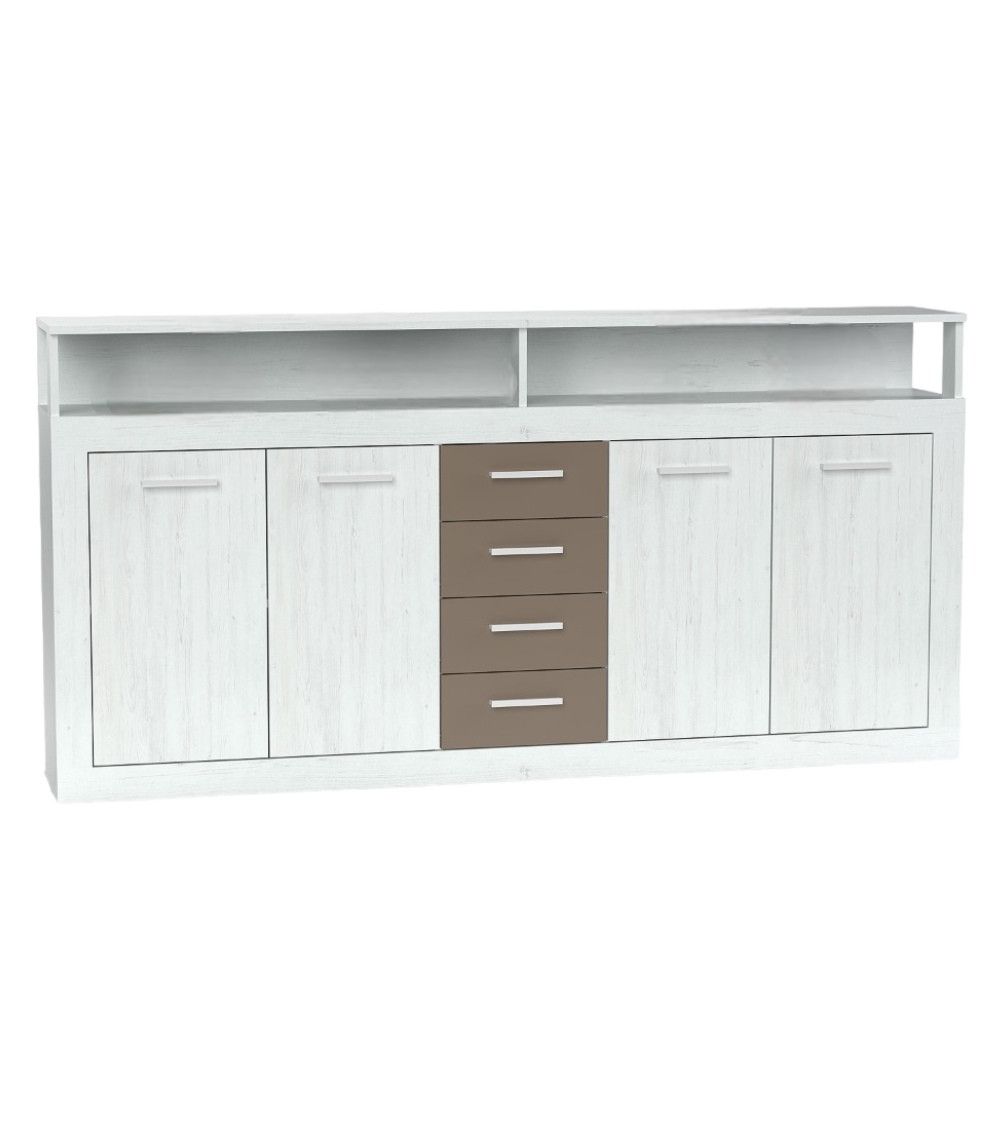 Mueble aparador LUANA 4 puertas 4 cajones